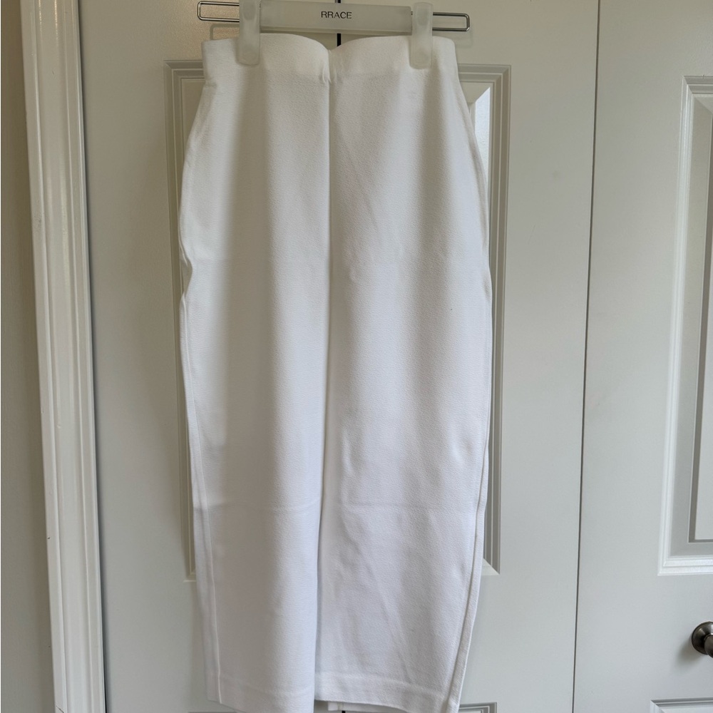 White Babaton Fitted Skirt